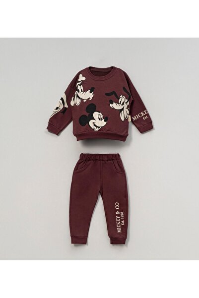 Luna Mickey Baskılı Erkek 2 Li Takım