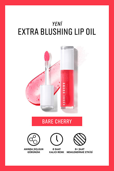 BOBBI BROWN Extra Blushing Lip Oil Nemlendirici Renkli Dudak Yağı - Bare Cherry