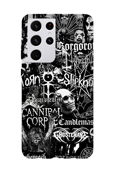 lelia حافظة هاتف شفافة مطبوعة متوافقة مع هاتف سامسونج جالاكسي S21 الترا |   ا...