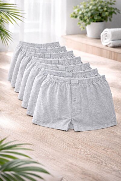 Seher Yıldızı Erkek Penye Boxer 8'Li Set
