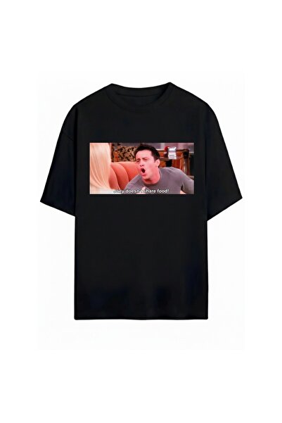 SVART WEAR Friends Baskılı Unisex Oversize T-Shirt