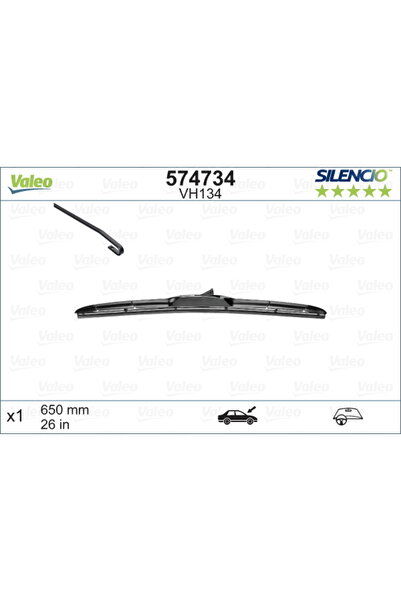 VALEO Μάκτρο υαλοκαθαριστήρα 574734