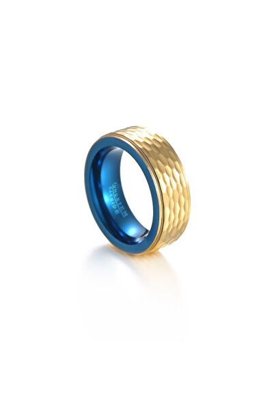 Therapybox Gold Plated Unisex Rotating Ring