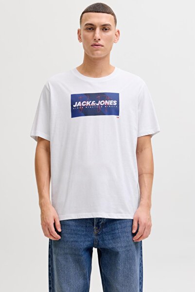 Jack & Jones Tricou pentru bărbați cu imprimeu logo pe piept - Cole