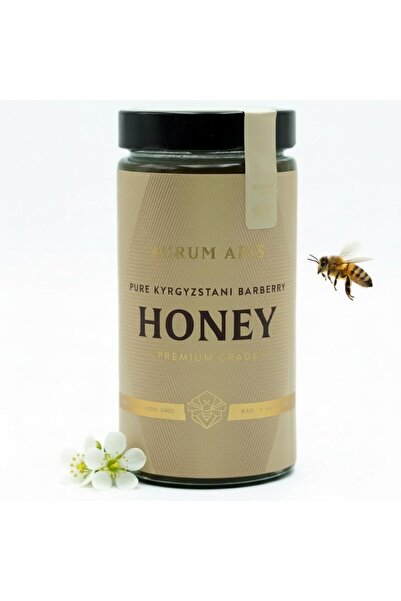 Aurum Apis Kyrgyzstani Barberry Honey, 100% Raw Unfiltered Pure Honey, Hand H...