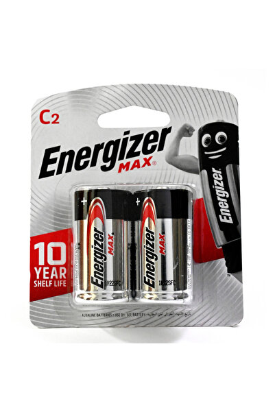 Energizer بطارية ماكس سي، 1.5 فولت، قطعتان