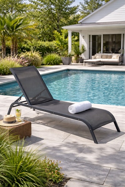 Alezy Armada Katlanır Fileli Plaj Şezlongu