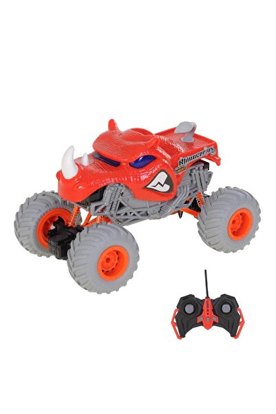 Kayra Monster Truck Tasarımlı Uzaktan Kumandalı Off Road Jeep 25 cm Kırmızı G...