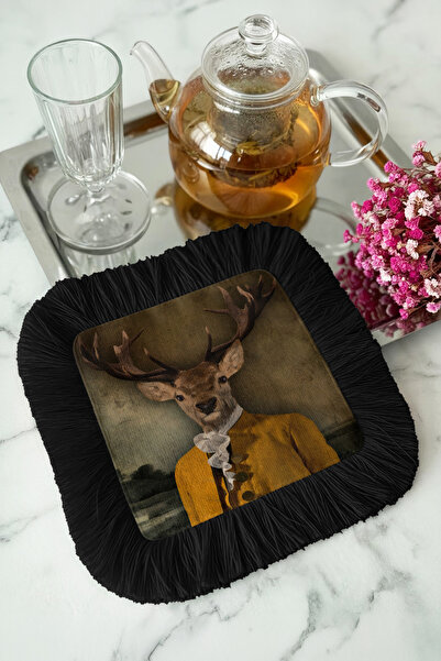 Evimde Bambaşka Șervețele de servire elegante cu franjuri Saray Elegansı - Șe...