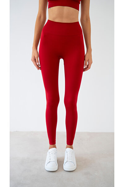 luvaewear Yüksek Bel Toparlayıcı Seamless Dikişsiz İç Göstermez Spor Kadın Tayt