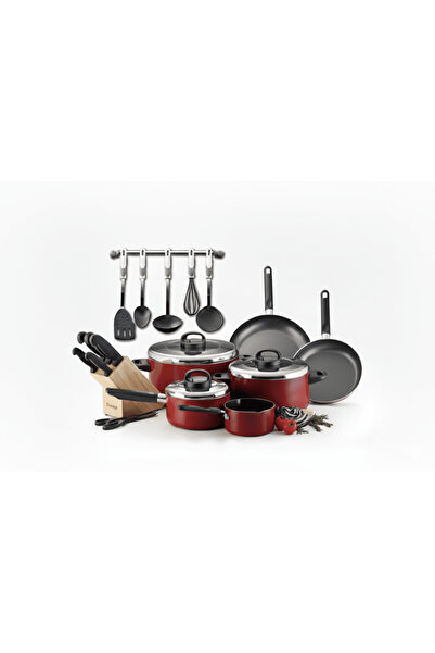Prestige Cooking Utensil Set 11 Pieces with Stainless Steel Lid