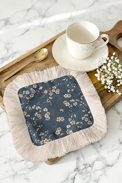 Evimde Bambaşka Șervețel de prezentare cu ciucuri Sakura Flower Elegance - Șe...