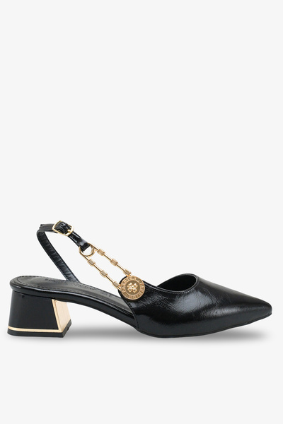 İNNABUTİKK Balerini Wesay pentru femei cu accesorii - Negru Rustic