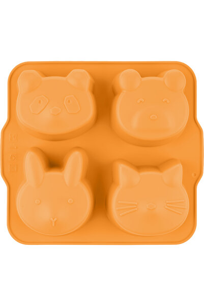 Moki Silikon Muffin Kek Kalıbı Candle Turuncu