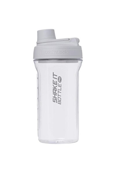 Lock & Lock Shake It Bottle / Gym Shaker Bottle 850ml Light Gray