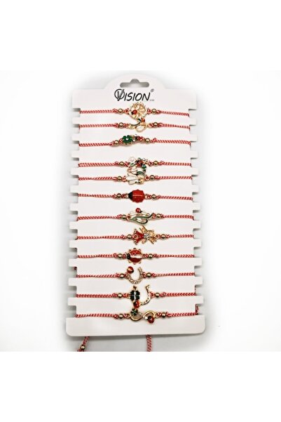 Vision XXI Pack of 12 Adjustable Martisor Bracelets