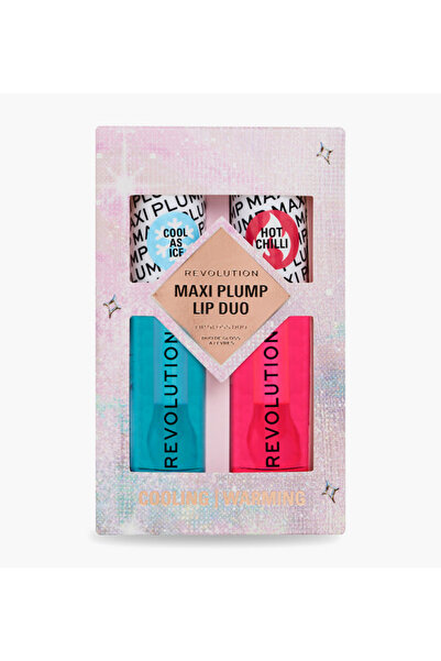 MAKEUP REVOLUTION 2-Piece Maxi Plump Lip Gloss Set