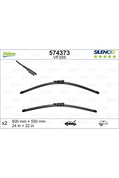 VALEO Μάκτρο υαλοκαθαριστήρα 574373