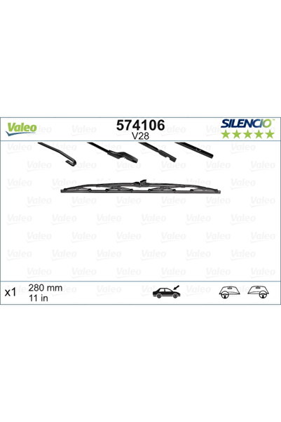 VALEO Lamelă ștergătoare 574106