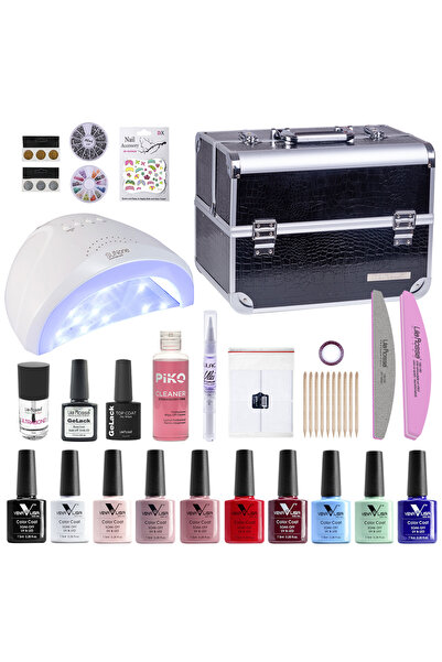 Venalisa Venalisa Semi-permanent Nail Polish Kit, Super Pack, 10 Venalisa nai...