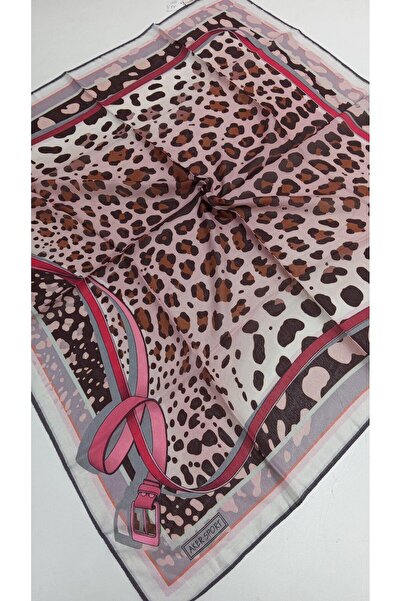 Aker Sport Soft Scarf Ist 7852223-932 Pink Leopard Pattern