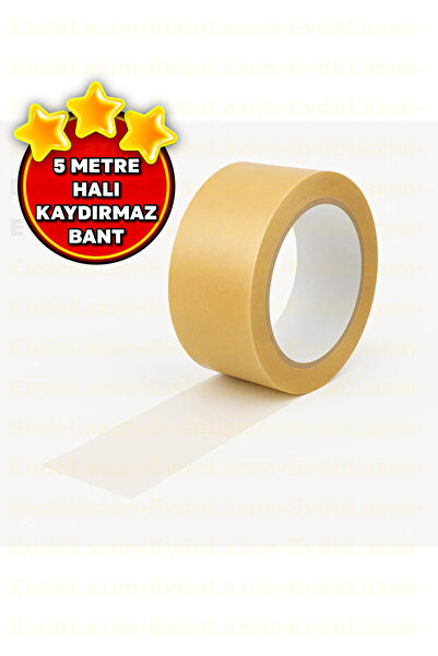 EvdeLazım Halı Kaydırmaz Bant, Halı Kilim Sabitleme ve Yapıştırma Bandı Yükse...