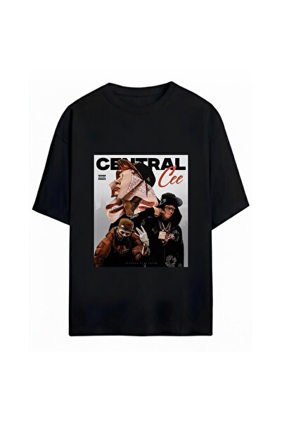 SVART WEAR Central Cee štampana unisex majica prevelikog kroja