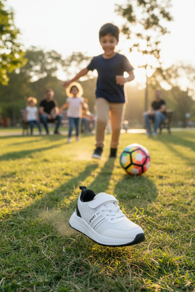 enoch Minimalist Design and Velcro Children's Shoes