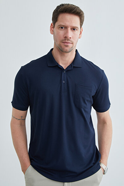 Fulla Moda تي شيرت بياقة بولو وجيب واحد