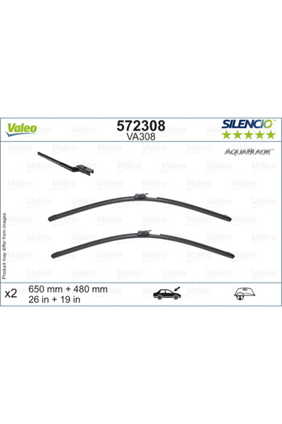 VALEO Μάκτρο υαλοκαθαριστήρα 572308