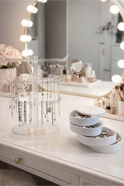 Higienox Olivia Träd and Jewelery Jewelry and Accessory Organizer Set