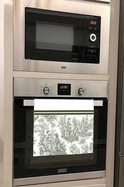 DEKOMOD Decorative Kitchen Cotton Oven Towel French Country Pattern 35X50 cm ...