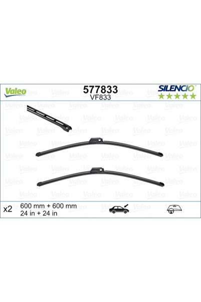 VALEO Μάκτρο υαλοκαθαριστήρα 577833