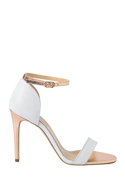 ToH Shoes Amalia Sandals Natural Leather White – Rose Gold