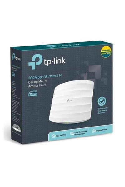 Universal Tp-Link Omada Eap115 1 Port 10/100 2.4Ghz 300Mbps Wifi5 2X4Dbi Ante...