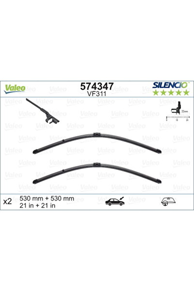 VALEO Lamelă ștergătoare 574347