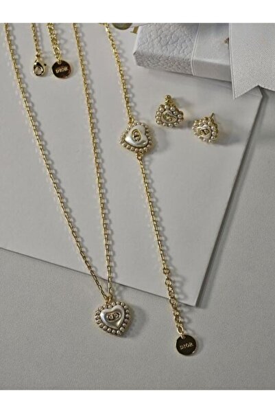 Generic Necklace, bracelet and earrings set