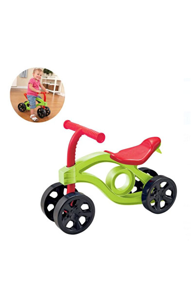 Lumi LUXURY Bicicleta de Echilibru Rosie Verde Lime 4 Roti Plastic pentru Pre...