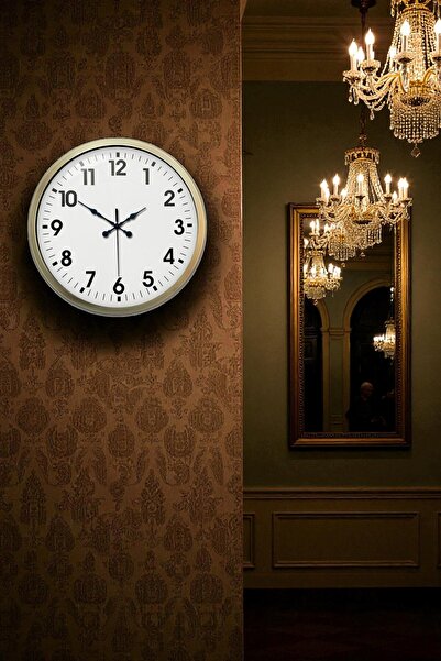 Cetiner Group Antique Standard 40 cm Metal Classic Wall Clock