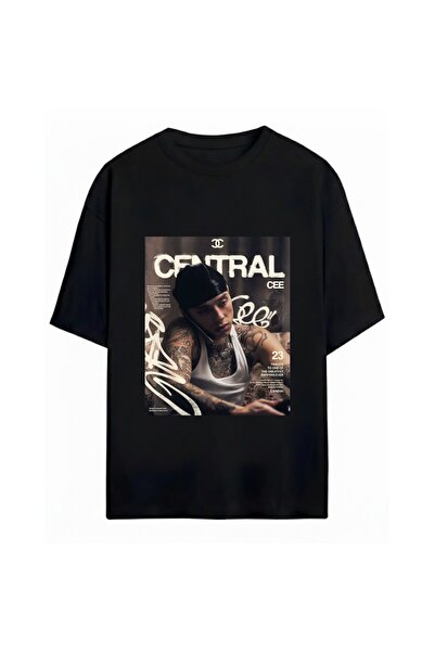 SVART WEAR Central Cee štampana unisex majica prevelikog kroja
