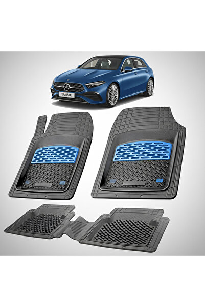 TEAMCAR Πατάκια δαπέδου Mercedes-Benz A-Class W177 Hatchback 2018-2025 | Μπλε