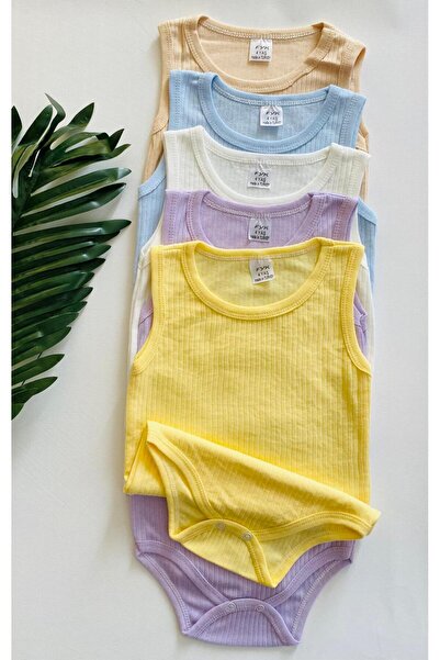 Miyakidsworld Large Size (5 Pieces) Children's Snap-On Bodysuit for Ages 10-1...