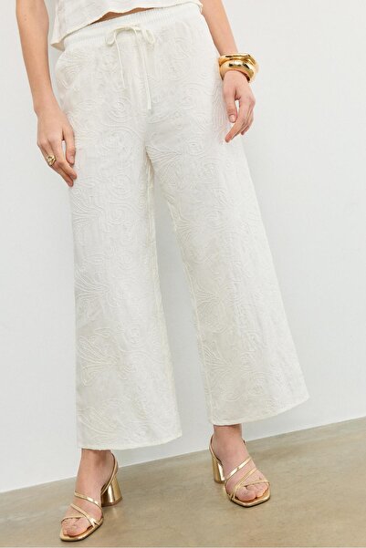 Stradivarius Embroidered culottes