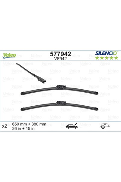 VALEO Lamelă ștergătoare 577942