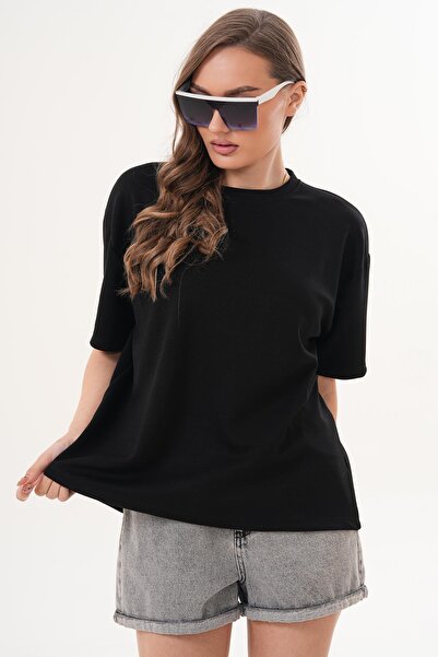 ŞİMAL Women's Crew Neck Oversize T-Shirt 260324