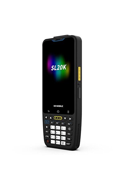 M3 Mobile SL20K X/W 2D KAREKOD ANDR.13 4GB/64GB 13MP WIFI+BLUET. 4" TUŞLU EKRAN EL TERMİNALİ (KILIF+E.KORUYUCU)