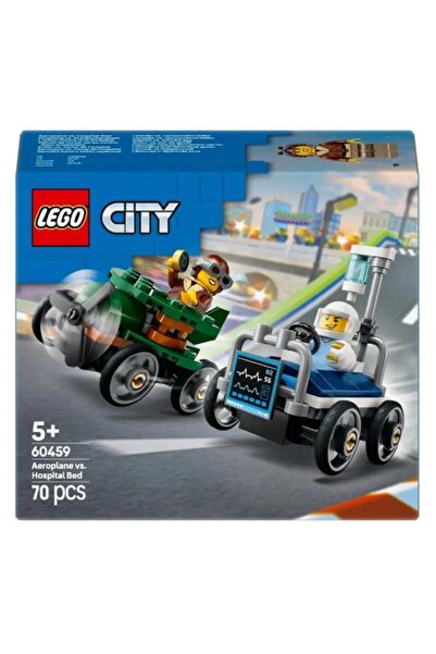 Other Klocki LEGO City Zestaw wyścigówek: samolot kontra łóżko szpitalne 60459