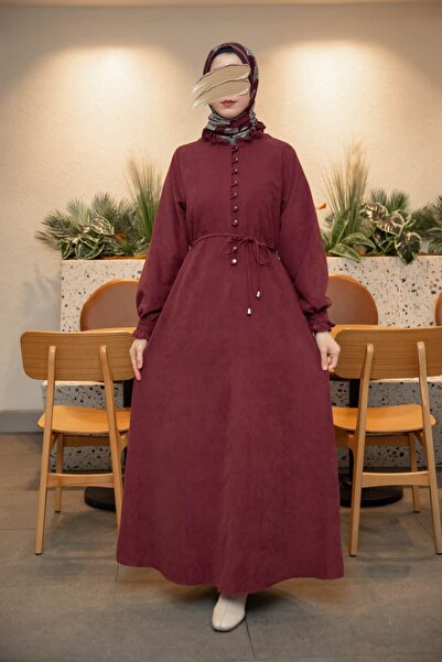 Nissra Ankanoor Front Brit Buttoned Modal Dress Anka265139