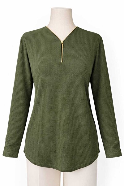 Nacar Moda Women's Lycra Mid-Age and Above Winter Three-Season Mother's Combe...