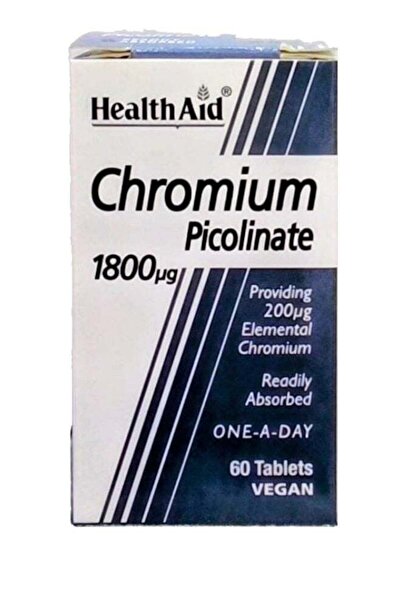 Health Aid Chromium Picolinate 1800 MCG 60 TAB